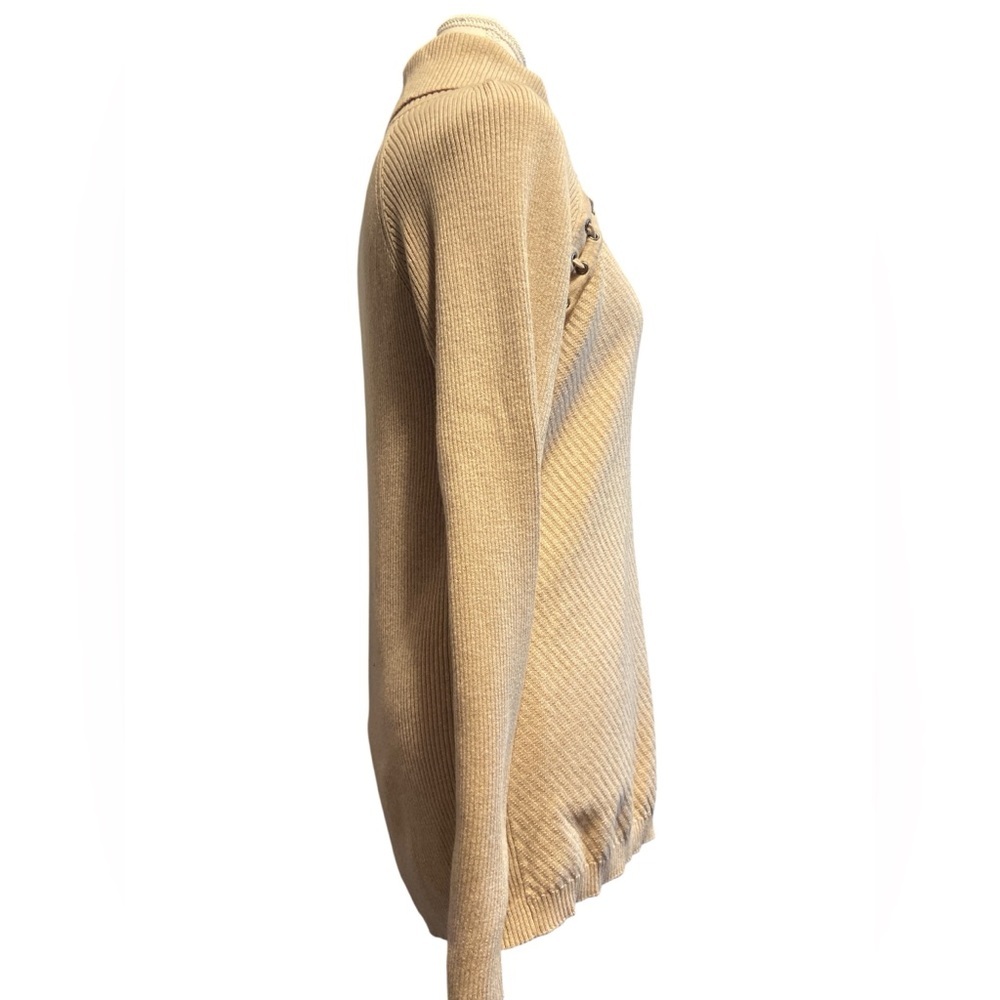 Calvin Klein Tan Turtleneck Sweater - Picture 2 of 5
